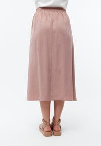 Givn Berlin A-Linien-Rock GBVANA aus TENCEL™ mit Peach-Effekt Skirt Rosewood