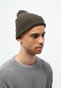 Givn Berlin Beanie GBFREDDY aus Bio-Baumwolle Beanie Dark Olive