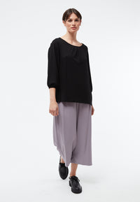 Givn Berlin Blusenshirt ARABELLA aus TENCEL™ Lyocell Blouse Black (Tencel)