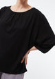 Givn Berlin Blusenshirt ARABELLA aus TENCEL™ Lyocell Blouse Black (Tencel)