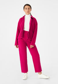 Givn Berlin Cordhose CLAIRE aus Bio-Baumwolle Trousers Berry Pink (Cord)