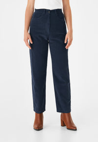 Givn Berlin Cordhose CLAIRE aus Bio-Baumwolle Trousers Midnight Blue (Cord)