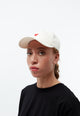 Givn Berlin Dad Cap GBTIM (HEART) aus Bio-Baumwolle mit Stickerei Hat Off White