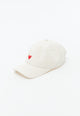 Givn Berlin Dad Cap GBTIM (HEART) aus Bio-Baumwolle mit Stickerei Hat Off White