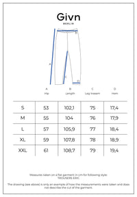 Givn Berlin Flanellhose ERIC aus Bio-Baumwolle Trousers Marine Blue