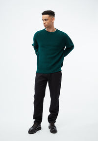 Givn Berlin Strickpullover GBBRENDAN loose Fit aus Bio-Baumwolle Sweater Dark Teal