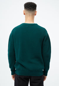 Givn Berlin Strickpullover GBBRENDAN loose Fit aus Bio-Baumwolle Sweater Dark Teal