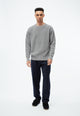 Givn Berlin Strickpullover GBBRENDAN loose Fit aus Bio-Baumwolle Sweater Graphite Grey