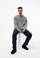Givn Berlin Strickpullover GBBRENDAN loose Fit aus Bio-Baumwolle Sweater Graphite Grey
