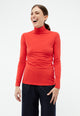 Givn Berlin Longsleeve GBVIDA aus Bio-Baumwolle mit Turtleneck Longsleeve Tomato Red