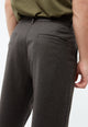 Givn Berlin Hose GBLORENZ aus Wolle mit Bundfalten Trousers Grey