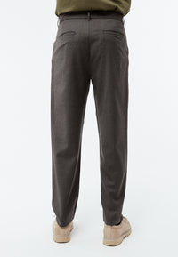 Givn Berlin Hose GBLORENZ aus Wolle mit Bundfalten Trousers Grey