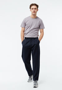 Givn Berlin Hose GBLORENZ aus Wolle mit Bundfalten Trousers Midnight Blue