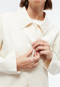 Givn Berlin Jacke GBEMANA aus Bio-Baumwolle Jacket Off White