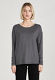Givn Berlin Longsleeve POLLY aus TENCEL™ Lyocell Longsleeve Shadow Grey (Tencel)