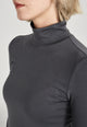 Givn Berlin Rollkragen-Longsleeve VIDA aus TENCEL™ Lyocell Longsleeve Shadow Grey (Tencel)