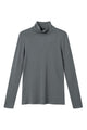 Givn Berlin Rollkragen-Longsleeve VIDA aus TENCEL™ Lyocell Longsleeve Shadow Grey (Tencel)