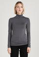 Givn Berlin Rollkragen-Longsleeve VIDA aus TENCEL™ Lyocell Longsleeve Shadow Grey (Tencel)