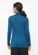 Givn Berlin Rollkragen-Longsleeve VIDA aus TENCEL™ Lyocell Longsleeve Moroccan Blue (Tencel)