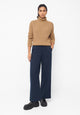 Givn Berlin Rollkragen-Strickullover CASSIA aus recycelter Wolle Sweater Camel Beige