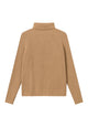 Givn Berlin Rollkragen-Strickullover CASSIA aus recycelter Wolle Sweater Camel Beige