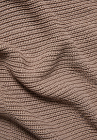 Givn Berlin Strickcardigan GBDESIREE oversize aus Bio-Baumwolle mit Perlmuster-Strick Cardigan Light Taupe