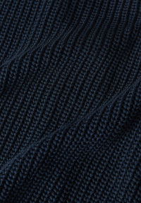 Givn Berlin Strickcardigan GBDESIREE oversize aus Bio-Baumwolle mit Perlmuster-Strick Cardigan Midnight Blue