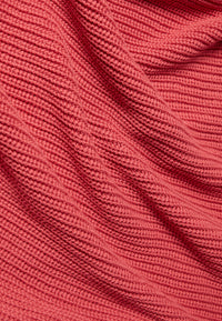 Givn Berlin Strickcardigan GBDESIREE oversize aus Bio-Baumwolle mit Perlmuster-Strick Cardigan Sunset Coral