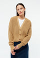 Givn Berlin Strickjacke ESTELLE  aus Bio-Baumwolle Cardigan Camel