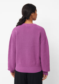 Givn Berlin Strickpullover ARIA aus Bio-Baumwolle Sweater Vivid Violet