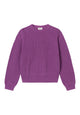 Givn Berlin Strickpullover ARIA aus Bio-Baumwolle Sweater Vivid Violet