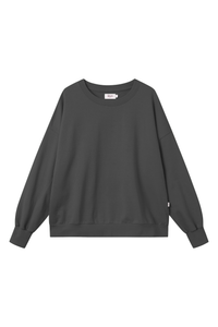 Givn Berlin Sweatshirt ARIANA aus Bio-Baumwolle Sweater Shadow Grey