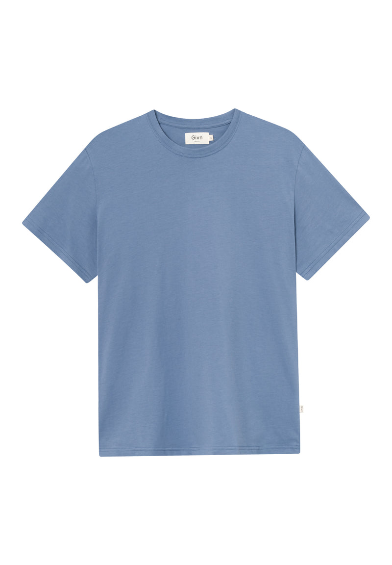 Givn Berlin T-Shirt GBCOLBY aus Bio-Baumwolle T-Shirt Steel Blue