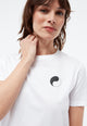 Givn Berlin T-Shirt GBFINE (YING YANG) aus Bio-Baumwoll Jersey mit Print T-Shirt White