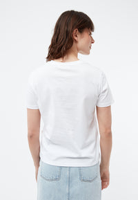 Givn Berlin T-Shirt GBFINE (YING YANG) aus Bio-Baumwoll Jersey mit Print T-Shirt White