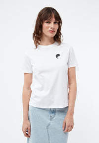 Givn Berlin T-Shirt GBFINE (YING YANG) aus Bio-Baumwoll Jersey mit Print T-Shirt White