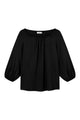 Givn Berlin Blusenshirt ARABELLA aus TENCEL™ Lyocell Blouse Black (Tencel)