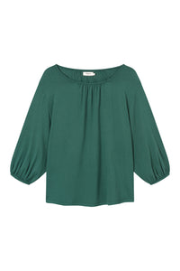 Givn Berlin Blusenshirt ARABELLA aus TENCEL™ Lyocell Blouse Cedar Green (Tencel)