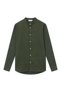 Givn Berlin Flanellhemd WES aus Bio-Baumwolle Buttoned Shirt Moss Green