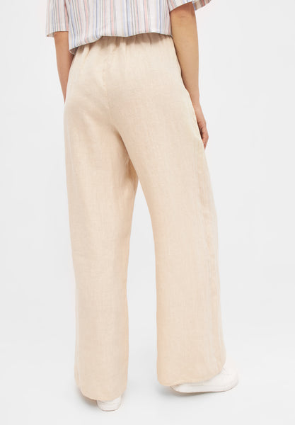 Ladies linen hotsell trousers
