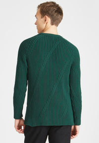Givn Berlin Strickpullover JULIAN aus Bio-Baumwolle Sweater Cedar Green