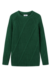Givn Berlin Strickpullover JULIAN aus Bio-Baumwolle Sweater Cedar Green