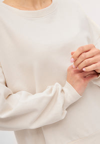 Givn Berlin Sweater ARIANA aus Bio-Baumwolle Sweater Off White