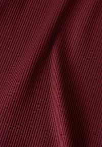 Second hand T-shirt GBGINETTA in organic cotton rib jersey - Burgundy (Rib) - S