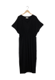 Second Hand Jersey-Kleid  VIOLET aus TENCEL™ Lyocell - Black (Tencel) - S