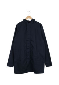 Second Hand Kurzmantel ASTON aus Bio-Baumwolle - Blue (Water Repellent) - XXL
