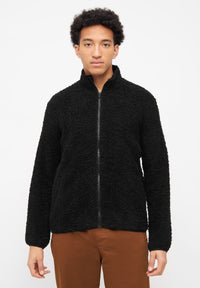 Second Hand Teddy-Jacke EMILIO aus Bio-Baumwolle - Black - S