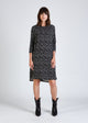 Second hand dress FREYA made of TENCEL™ Lyocell - Black / White Flowers (Tencel) - M