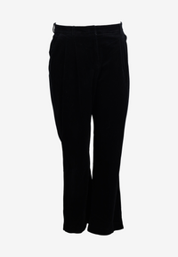 Second hand corduroy pants MAIKE made from organic cotton - Black (corduroy) - L