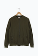 Second Hand Blouson CARTER aus Bio-Baumwolle - Moss Green (Structure) - S
